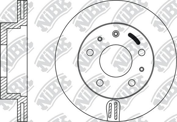 NiBK RN1065 - Kočioni disk www.molydon.hr