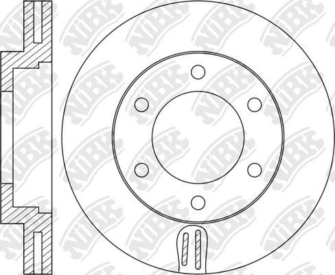 NiBK RN1066 - Kočioni disk www.molydon.hr