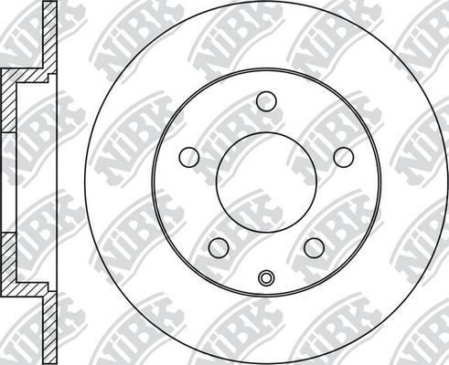 NiBK RN1062 - Kočioni disk www.molydon.hr