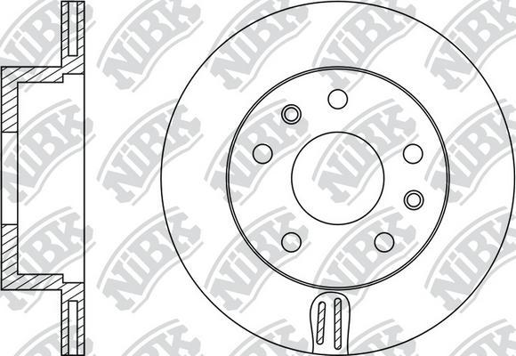 NiBK RN1067 - Kočioni disk www.molydon.hr