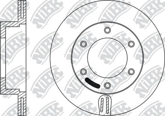 NiBK RN1005 - Kočioni disk www.molydon.hr