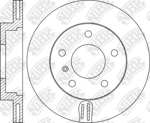 NiBK RN1014 - Kočioni disk www.molydon.hr