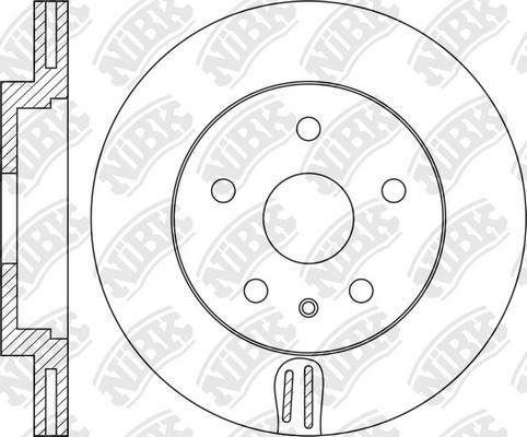 NiBK RN1022 - Kočioni disk www.molydon.hr