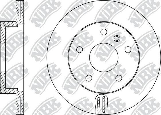 NiBK RN1078 - Kočioni disk www.molydon.hr