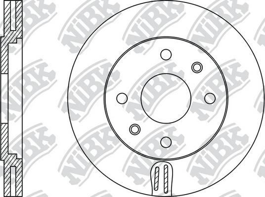 NiBK RN1077 - Kočioni disk www.molydon.hr