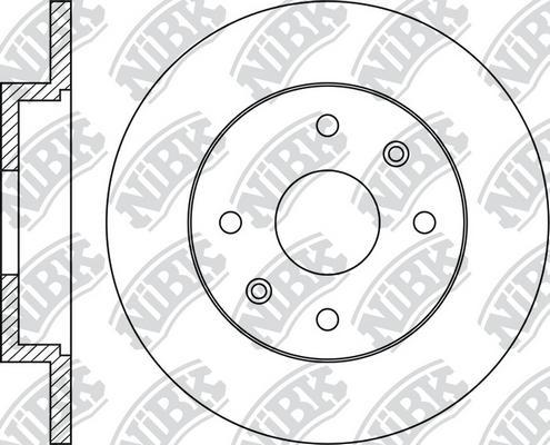 NiBK RN1191 - Kočioni disk www.molydon.hr