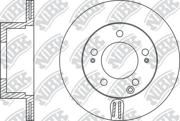 NiBK RN1197 - Kočioni disk www.molydon.hr