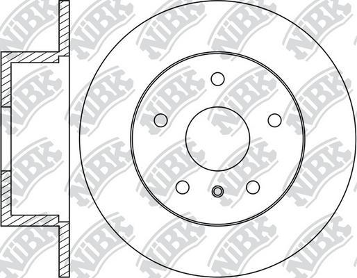 NiBK RN1155 - Kočioni disk www.molydon.hr