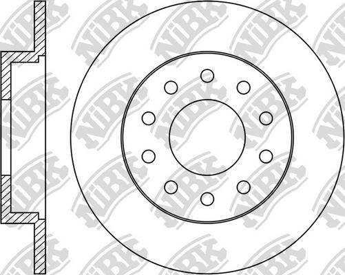 NiBK RN1153 - Kočioni disk www.molydon.hr