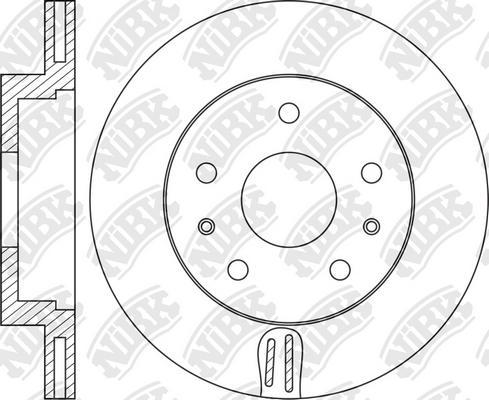 NiBK RN1165 - Kočioni disk www.molydon.hr