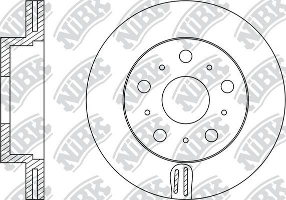 NiBK RN1167 - Kočioni disk www.molydon.hr