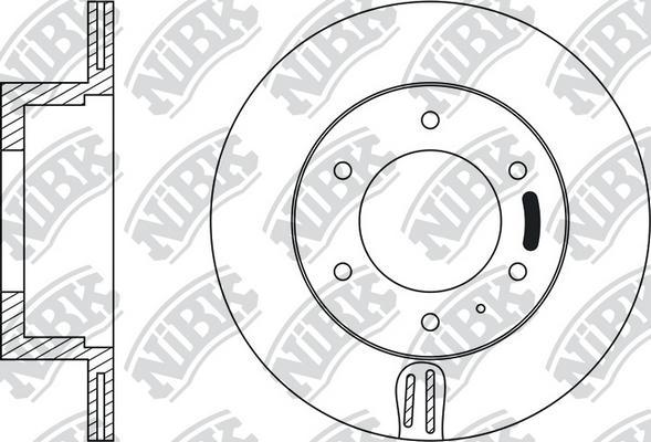 NiBK RN1105 - Kočioni disk www.molydon.hr