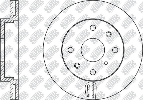 NiBK RN1102 - Kočioni disk www.molydon.hr