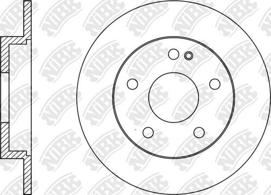 NiBK RN1107 - Kočioni disk www.molydon.hr