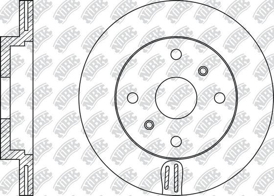 NiBK RN1115 - Kočioni disk www.molydon.hr