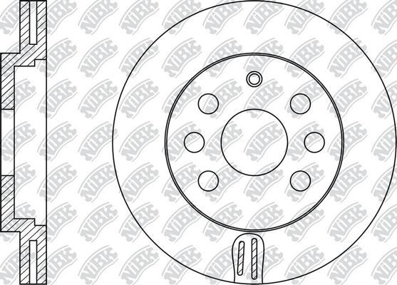 NiBK RN1110 - Kočioni disk www.molydon.hr