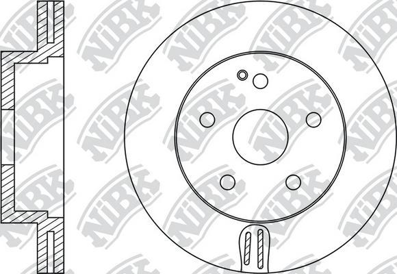 NiBK RN1135D - Kočioni disk www.molydon.hr