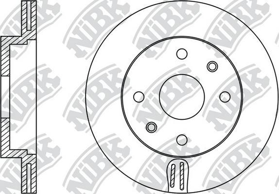 NiBK RN1127 - Kočioni disk www.molydon.hr