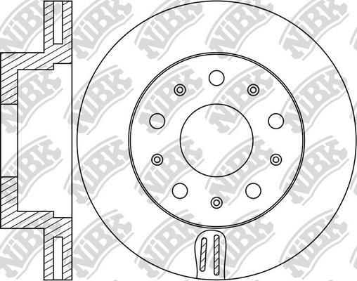 NiBK RN1847 - Kočioni disk www.molydon.hr