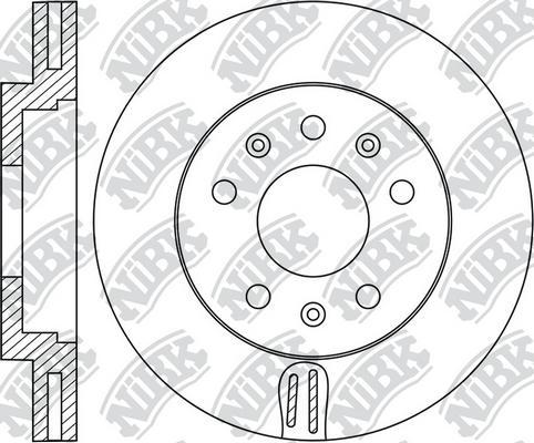 NiBK RN1858 - Kočioni disk www.molydon.hr