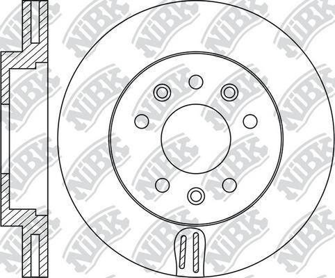 NiBK RN1861 - Kočioni disk www.molydon.hr