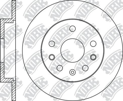 NiBK RN1801 - Kočioni disk www.molydon.hr