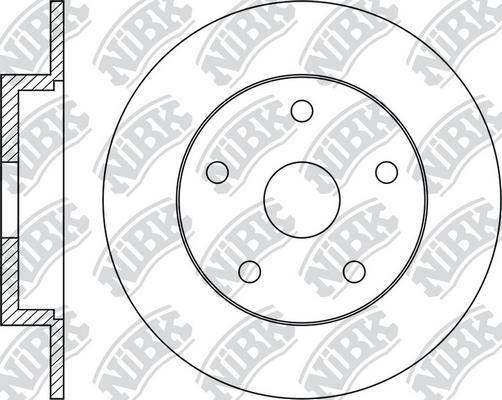 NiBK RN1884H - Kočioni disk www.molydon.hr