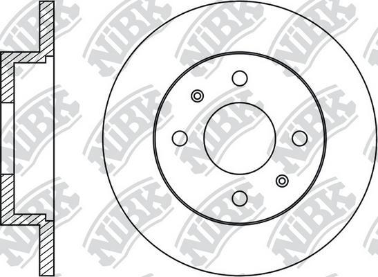 NiBK RN1836 - Kočioni disk www.molydon.hr