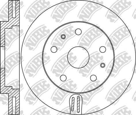 NiBK RN1833 - Kočioni disk www.molydon.hr