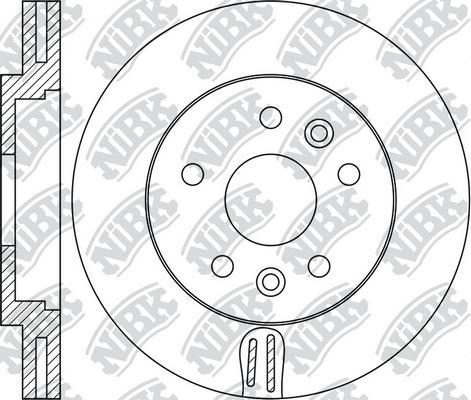 NiBK RN1877 - Kočioni disk www.molydon.hr