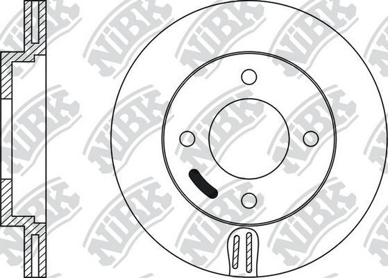 NiBK RN1345 - Kočioni disk www.molydon.hr