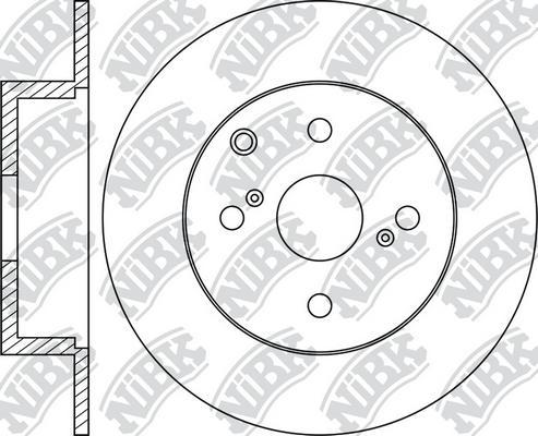 NiBK RN1354 - Kočioni disk www.molydon.hr