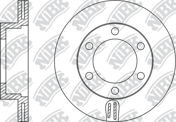 NiBK RN1319 - Kočioni disk www.molydon.hr