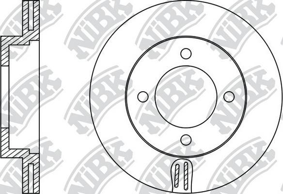 NiBK RN1336 - Kočioni disk www.molydon.hr