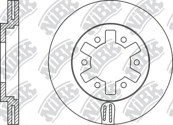 NiBK RN1333 - Kočioni disk www.molydon.hr