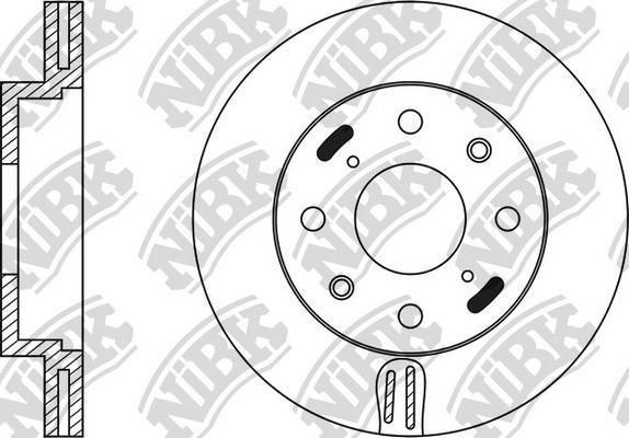 NiBK RN1375 - Kočioni disk www.molydon.hr