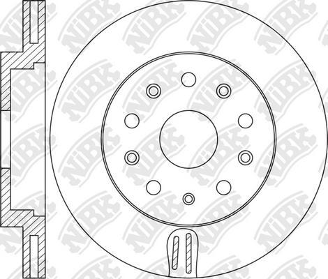 NiBK RN1377 - Kočioni disk www.molydon.hr