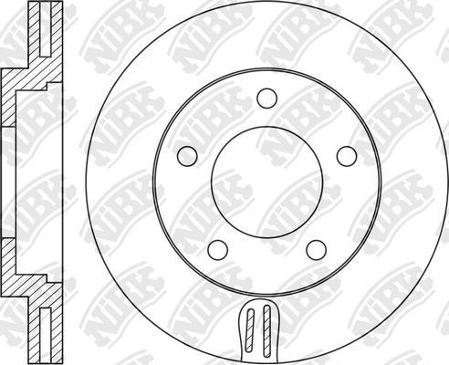 NiBK RN1293 - Kočioni disk www.molydon.hr