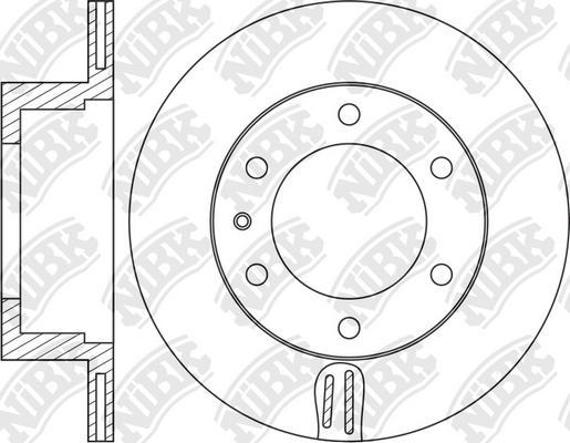 NiBK RN1240 - Kočioni disk www.molydon.hr