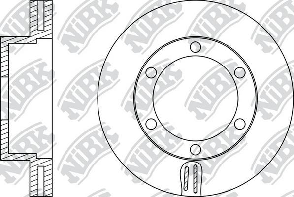 NiBK RN1265 - Kočioni disk www.molydon.hr