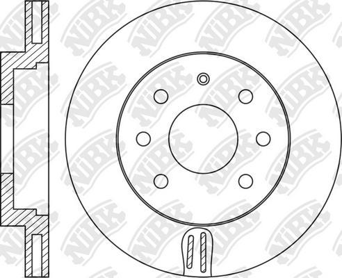 NiBK RN1206 - Kočioni disk www.molydon.hr