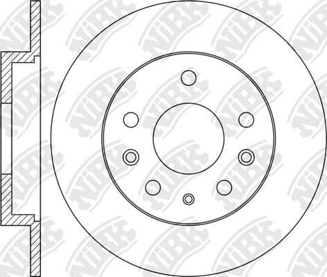 NiBK RN1208 - Kočioni disk www.molydon.hr