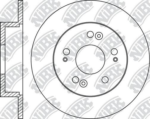 NiBK RN1203 - Kočioni disk www.molydon.hr