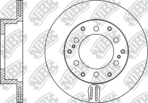 NiBK RN1216 - Kočioni disk www.molydon.hr