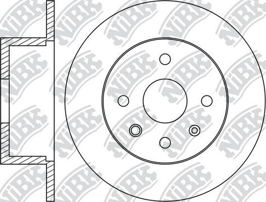 NiBK RN1286 - Kočioni disk www.molydon.hr