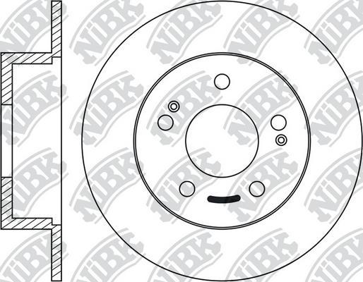 NiBK RN1288 - Kočioni disk www.molydon.hr