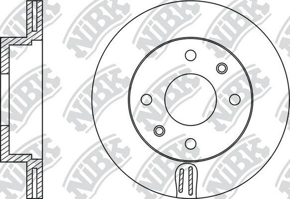 NiBK RN1221 - Kočioni disk www.molydon.hr