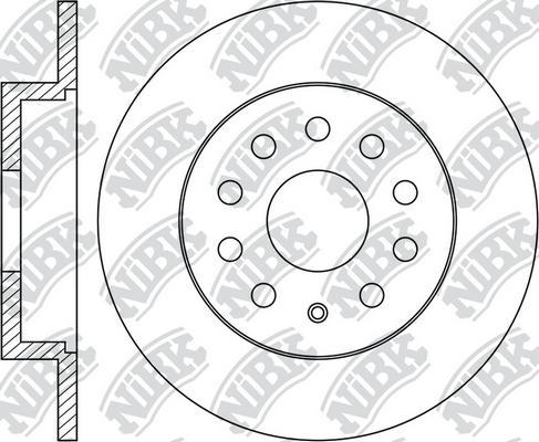 NiBK RN1227 - Kočioni disk www.molydon.hr