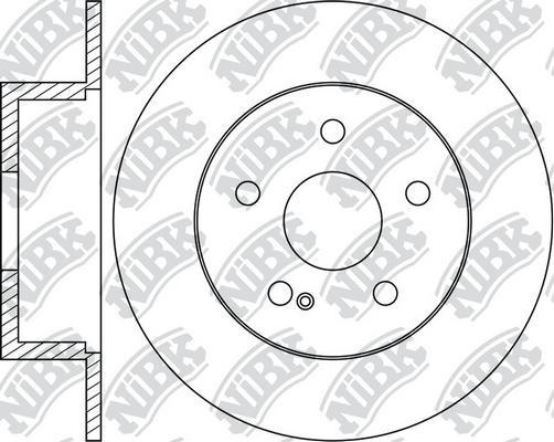 NiBK RN1271 - Kočioni disk www.molydon.hr