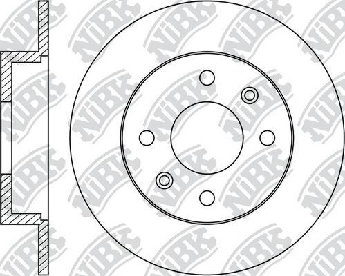 NiBK RN1277 - Kočioni disk www.molydon.hr